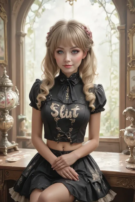 ((Masterpiece, Top Quality)), Outrageous, (Realistic 1.2), Sharp Focus, High Detail, Film Grain, (Saturation: 1.4), ((Video Still)), ((Subject: Beauty, Mood: Beauty, Highlights: Beauty)), [[((blunt bangs, hair partially covering face)), ((Very Realistic Po...