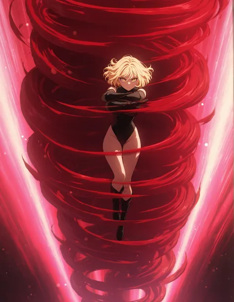 masterpiece, best quality, high resolution, absurdres, 1girl, 24-29 years old, 165cm tall, beautiful, detailed face, standard breasts, ideal anatomy,
BREAK
blonde hair, hazel eyes, bob hair,
kunoichi, black leotard, bare legs, black boots,
standard, dynami...