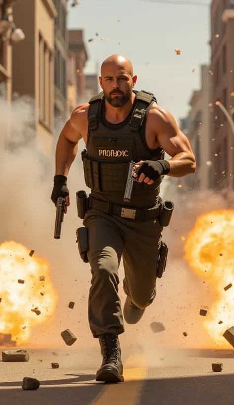 Action Bald Actor