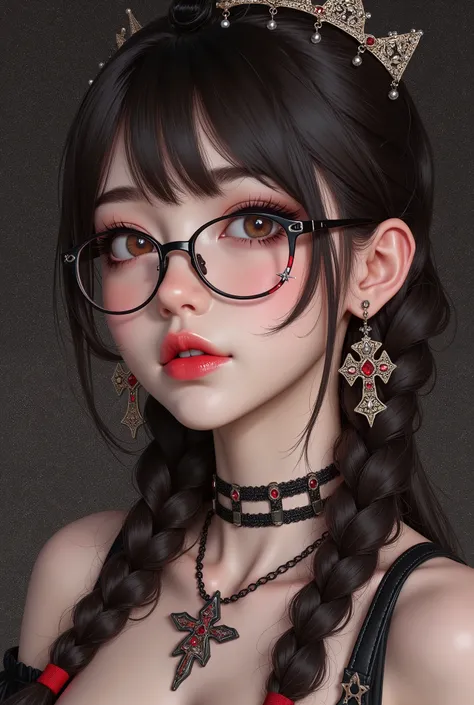 ( Highest Quality, best illustrations,high image quality:1.2), (Horror Fantasy:1.5), (ink and watercolor:1.5),(Ominous Scenery :1.5),(A lot of dust rises:1.5),( Dirt Track :1.5),(wonderful:1.5),(masterpiece:1.5), (Powerful figures:1.1、Big Breasts:1....