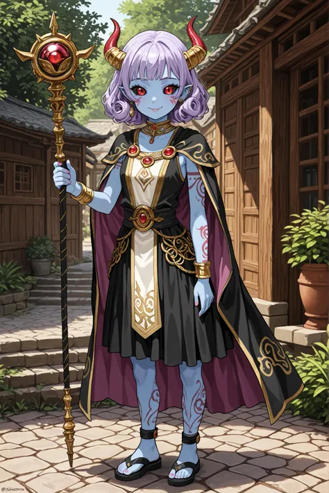 Freiren anime style, cute, siskuna mark, facial mark, black sclera, pitch black sclera, red eyes, , 1 girl, red eyes, solo, extra eyes, staring at viewer, tattoo, facial tattoo, pink nails, portrait, V, eyelashes, closed mouth, facial mark, jewelry, nail p...