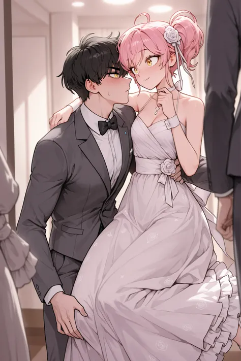 Close up of a person wearing a suit and bow tie, Picture of Master Kan Boon ,  pixie trending , Tasism , Naver Fanpop, Webtoon, Kim Do-young, ✨🕌🌙, Webtoons, male art,  leaked image , Sakimi-chan,  trending at cgstation ,   Frontline Girls  , 8k)), Detailed...