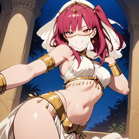 (1girl:1 . 5) , (Seul:1 . 5) , score_9 , score_8_haut , score_7_haut , source_anime , Official work  , ultra-detailed , masterpiece , best quality selfie snapshot , high res , beaux yeux , detailed eyes , detailed face , beautiful detailed eyes ,Magi The L...