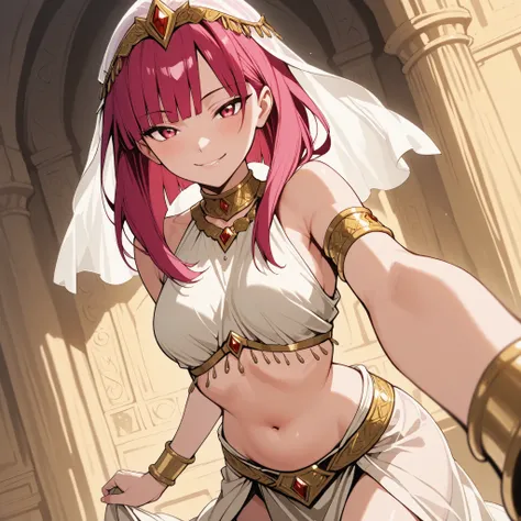 (1girl:1 . 5) , (Seul:1 . 5) , score_9 , score_8_haut , score_7_haut , source_anime , Official work  , ultra-detailed , masterpiece , best quality selfie snapshot , high res , beaux yeux , detailed eyes , detailed face , beautiful detailed eyes ,Magi The L...