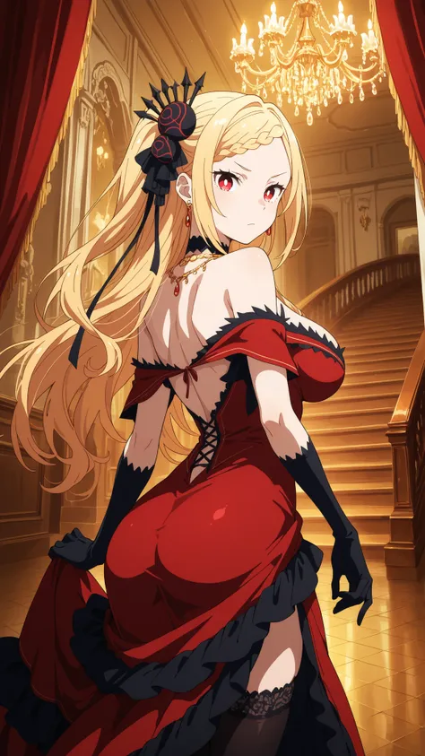 BREAK (masterpiece:1.2), best quality, high resolution, unity 8k wallpaper, (illustration:0.8),luxurious victorian mansion hall, grand marble columns, ornate wooden staircase with carved railings, large crystal chandelier, heavy velvet curtains, intricate ...