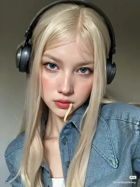 Close-up of a blond woman in a white dress, White skin like porcelain, Albino pale white skin, Clear and smooth skin!!, very very pale blonde hair , very pale blonde hair , pale ivory skin, very very pale white skin, pale porcelain skin, very very very...