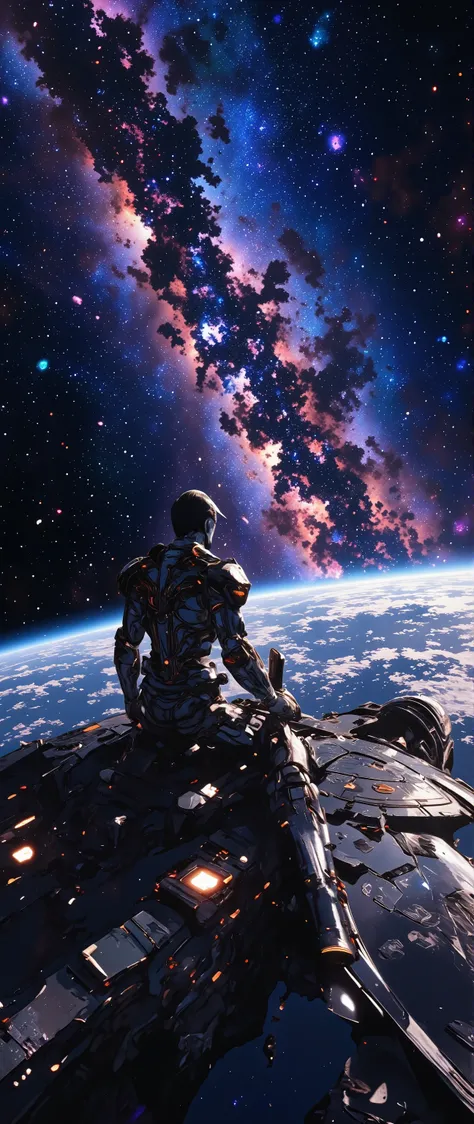 最high quality、high quality、null川銀河の高精細8k壁紙、USS EnterpriseからViews from Earth's Atmosphere、Watch Ryu Star、photorealistic、Extremely Detailed Atmospheric Scenery、complicated、high detail、universe、null川、star、誘惑のstar、null文学、universe、null、star雲、solar system、univer...