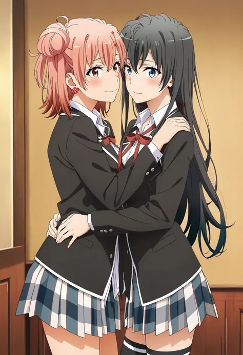 (masterpiece, best quality), amazing quality, very aesthetic, absurdres, highres, newest, HDR, 8K, high detail RAW color art, intricate details, high contrast, photo-referenced, detailed background, detailed background, beautiful detailed, ,[2girls couple ...