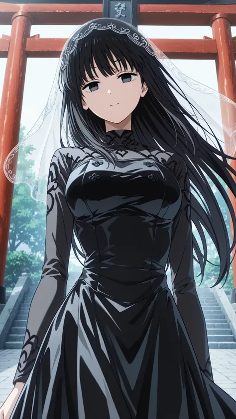 osaragi, sakamoto days
High quality ,  best quality , masterpiece,  High Resolution , detailed face( LoRA: osaragi),anatomically correct, detailed hair Style( LoRA: osaragi),anime Coloring
solo, 1 girl
black hair, long hair, black eyes,
veil, black dress,,...