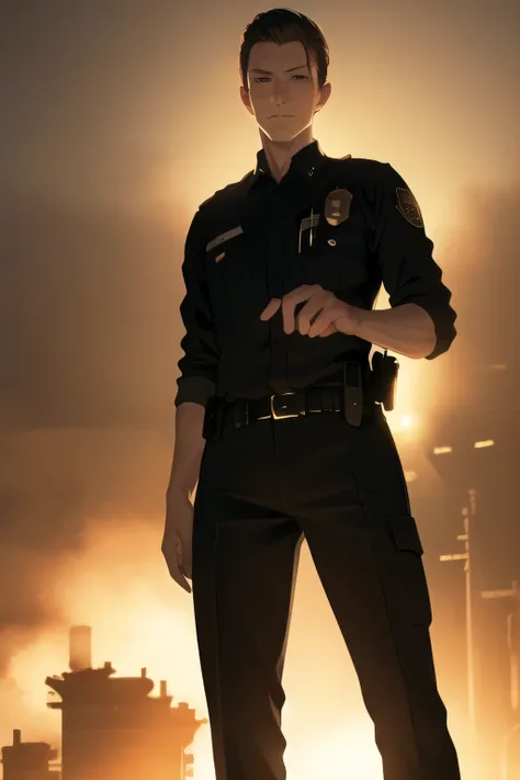 more delicate、can you draw an intimidating expression，can you draw details of human arms and legs,  please ， hair standing upside down ,Alert mode expression，drawing an increasingly delicate expression，警戒心の強い表情の maleを周りを見回して描く {X} can you draw a man in an ...