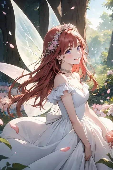 ( Highest Quality, masterpiece,  Super Detailed,  Crimson hair's highly detailed,  exquisite, 16k,Full HD), come a little closer ,The golden ratio,dramatic lighting, pastel color,sounds fun, flying through the air, soft lighting , ((Alone:1.5)), Blue Sky, ...