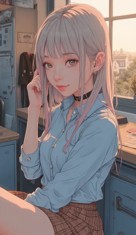 (masterpiece:1.3, top quality, super high resolution, Super Detailed), (realistic, photorealistic:1.4), Beautiful Illustrations, perfect lighting, natural light, colorful, depth of field, 2025's , ,
beautiful hair in every detail, Beautiful Detail Face, b...