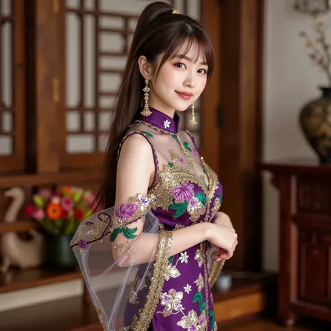 charming beautiful Japanese idol,  ULTRA REAL RAW PHOTO, Cute Girls, ponytail、((well-groomed face, eroticism)), Dramatic Lighting , realistic ,  intricate and elaborate patterns ,  is  , bright and dark lighting , Pleasant Hues , Deep Contrast , pink lipst...