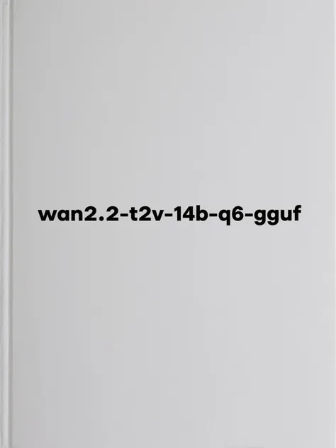 Wan2.2-T2V-A14B-LowNoise-Q6_k.gguf q6_k