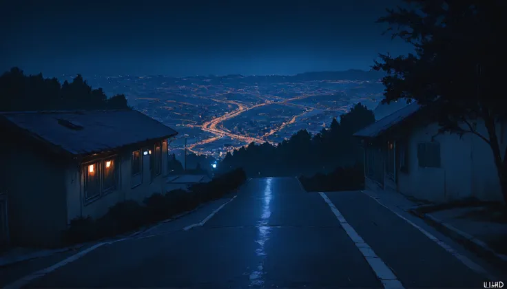 Quality_masterpiece, Absurd res, score_9, score_8_up, (masterpiece), Landscape,  DISTANT VIEW, ghetto streets, night, urban scene, trees, ghetto scene, low rooftop, ghetto street view, (UltraHD8K), (intricatedetails:1.1), masterpiece, best quality, amazing...