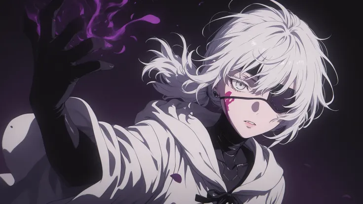 hand,ladyshadow,Masterpiece,best quality,Detailed Eyes,Delicate Beautiful Face,Close-up Portrait of Female Shadow,Upper body perspective,dusk light,side view, have deep eyes ,Single Beam of Light,dark background,low double ponytail hairstyle,Headband decor...