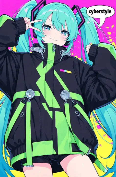 AIULoRA_Cyberstyle \ Cyberpunk fashion \ Angelic \ jirai kei \ sickly cute \ yumekawaii \ subculture v1.0
