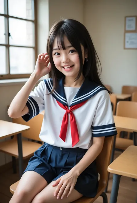 score_9, score_8_up, score_7_up,  (photorealistic:1.3), ultra detailed, realistic skin texture, realistic lighting, 8k, raw photo, highest quality, masterpiece, highest resolution, young girl, very cute girl, cutest girl in japan, 12 years old, junior high...