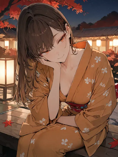 Woman in kimono