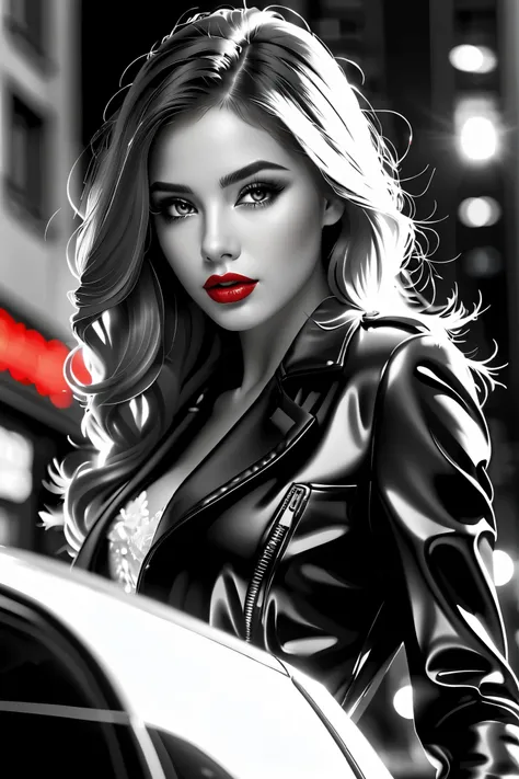 1girl, Sublime femme suédoise très sexy, Detailed lips, detailed eyes, detailed eyelash, detailed face, (((sublime and detailed full body))), long cheveux, visage de séduction, (((shiny red lipstick :2.0, glossy lipstick))), photo du corps entier:2.5, ((po...