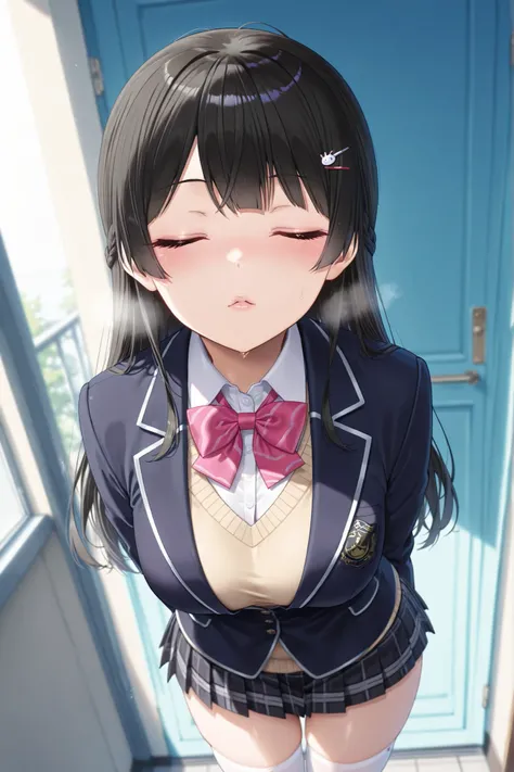 solo,masterpiece,best quality,super fine illustration、finely detail 、clear picture、UHD、HDR, amazing quality, highres, absurdres, very aesthetic, high resolution, ultra detailed, perfect details,(masterpiece, detailed:1.2),nijimito,medium breasts,blue eyes,...