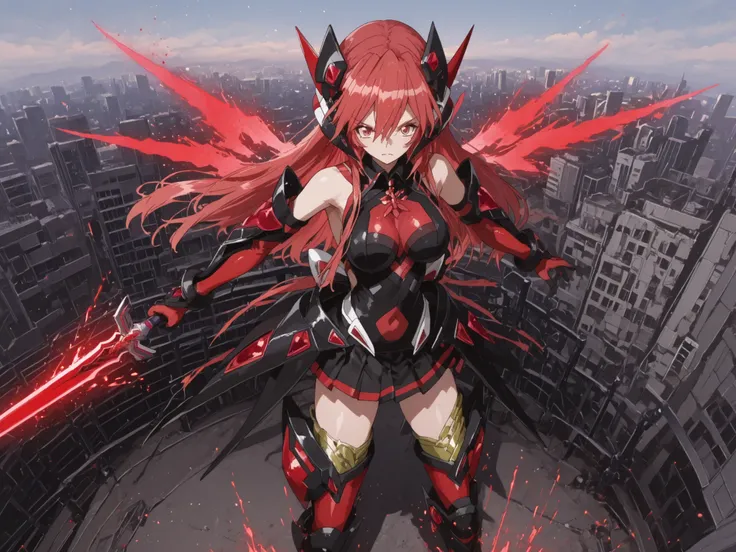 戦姫絶唱Symphogear、Symphogear、Yae Miko、Symphogearスタイル、Yae Miko、Score 9,score 8 up,score 7 or higher,score 6 up, score up 5,Score 4 up,((high quality illustration)), ((masterpiece)), ((so delicate and beautiful)),((precise illustration)),((detail illustration))...