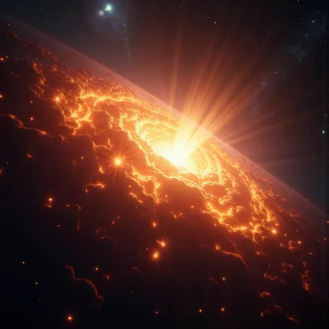 Transcendent cosmic spectacle: Hyper-detailed celestial explosion with quantum-scale phenomena and relativistic effects.
Enhanced Cosmic Core:
- Supermassive energy burst with quantum foam detail
- Relativistic plasma jets moving at near-light speed
- Mic...