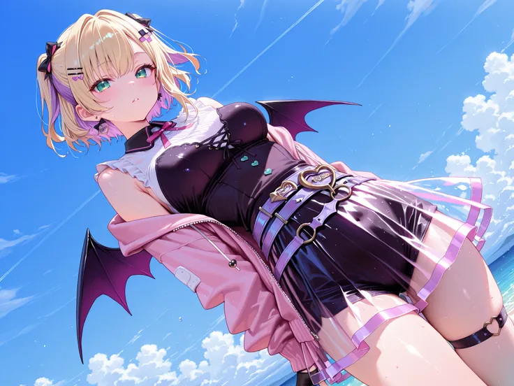 solo,masterpiece,best quality,super fine illustration、finely detail 、clear picture、UHD、HDR, amazing quality, highres, absurdres, very aesthetic, high resolution, ultra detailed, perfect details,(masterpiece, detailed:1.2)、noah1, short hair, blonde hair, pu...