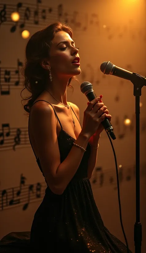 Music Bar Line Singer