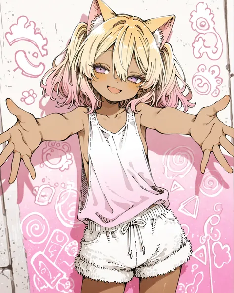 ((Abara Heiki Style)), ((Masterpiece)), ((best quality, amazing quality)), ((very aesthetic, absurdres, newest)), ((detailed background, negative space, blurry background, depth of field)), (dynamic angle), ((1girl)), Cute young Girl, ((beautiful brown ski...