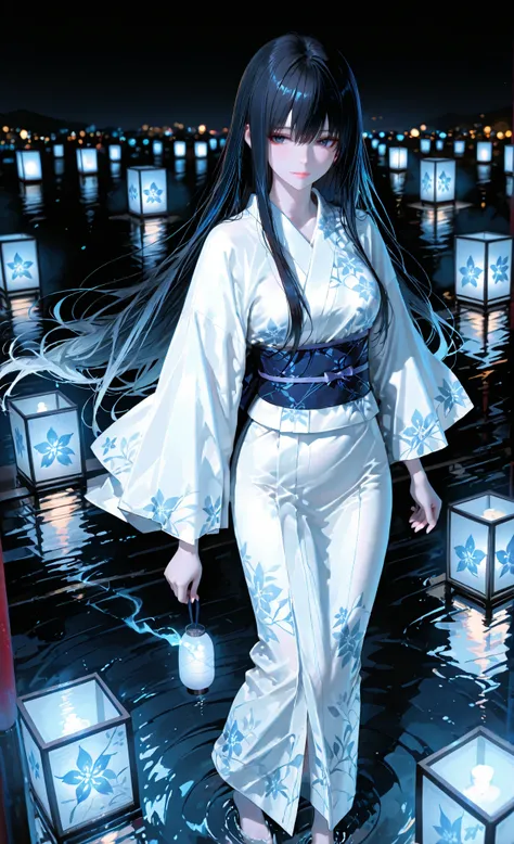 She appears in the summer night like a chilling mist…