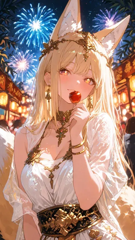 Thai Fox Girl in Tanabata Festival