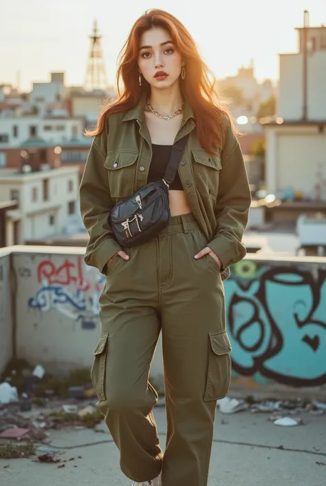 (masterpiece, ultra-HD, 8k, best quality, photorealistic, cinematic lighting, high detail, depth of field, blurred background, dramatic lighting, glow, very aesthetic, realistic)
Character: Princess Ariel-inspired, long wavy red hair, emerald green eyes, n...