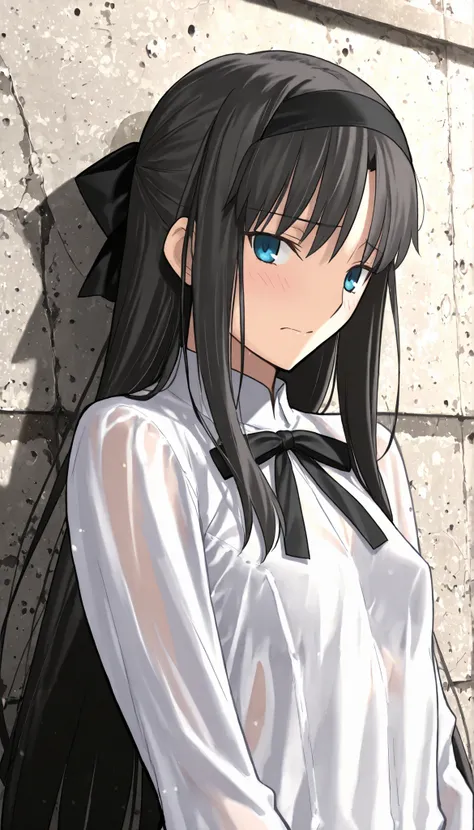 masterpiece, , absurdres, highres, detailed background, high resolution, masterpiece, necessary, detail, best quality, quality, necessary, details, High details, Precise, outdoors,(face focus:1.2) ,((light gray concrete wall ,duct)), ,((cinematic light)),...