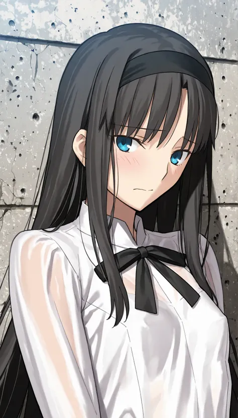 masterpiece, , absurdres, highres, detailed background, high resolution, masterpiece, necessary, detail, best quality, quality, necessary, details, High details, Precise, outdoors,(face focus:1.2) ,((light gray concrete wall ,duct)), ,((cinematic light)),...