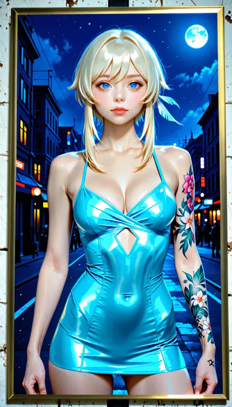 ((RAW Photo), Absurds, (Absurd Resolution)), ((Hyperrealism, Photorealistic)), (beautiful girl, 21 years old), (volumetric lighting, (Lumine, bioluminescent light)), (extremely detailed), (beautiful woman, 21 years old), (blue eyes), (white hair, straight,...