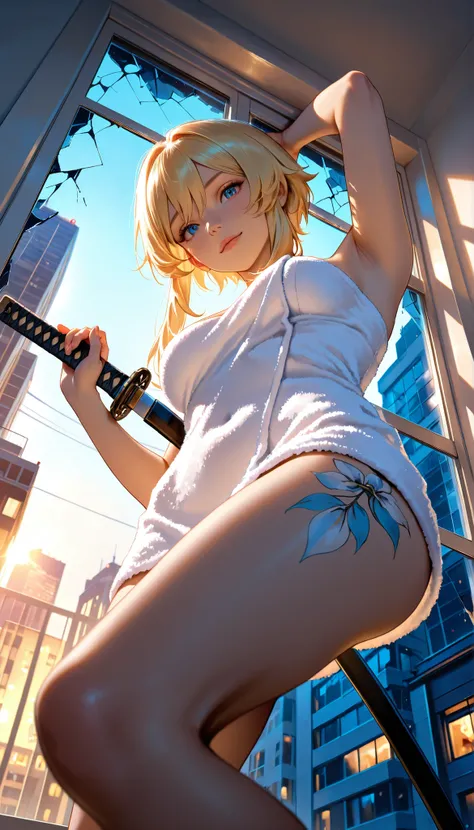 ((RAW Photo), Absurds, (Absurd Resolution)), ((Hyperrealism, Photorealistic)), (beautiful woman, 23 years old),, (volumetric lighting, (Lumine, bioluminescent light)), (extremely detailed), (blue eyes), (white, straight hair), (tattooed girl, bioluminescen...