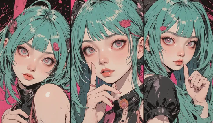 (((nsfw))),(((nipple)))、HD, masterpiece, Anatomically accurate , accurate, best quality, HD model, High Detail, Hatsune Miku 、Bikini Model、Tim Burton Style、 anatomically correct , young and beautiful、 textured skin、 movie scene 、