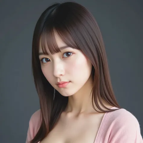 (ultra-high definition focus、photorealistic:1.5), ( Frontal face RAW photo of a top Japanese idol:1.5), (highest resolution), (very detailed),  (Highly detailed face with beautiful skin  ),  Realistic skin with beautiful pale veins ,realistic beauty from t...