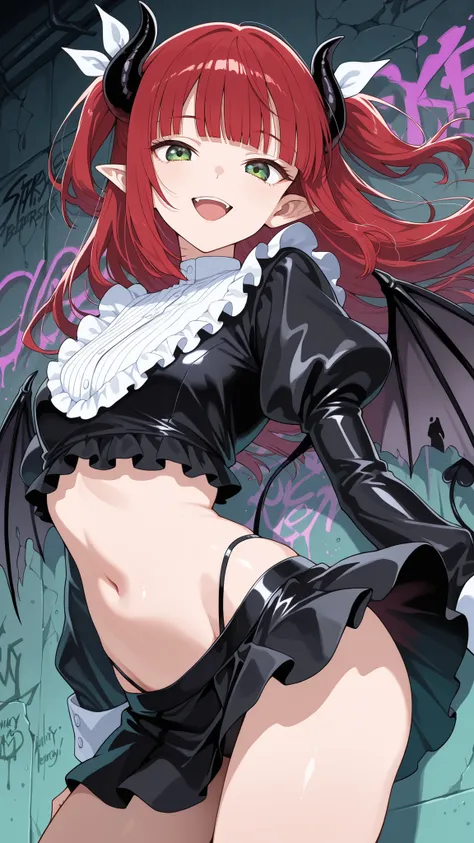 BREAK (masterpiece:1.2), best quality, high resolution, unity 8k wallpaper, (illustration:0.8),Shattered skyscrapers glowing with broken neon signs,
flooded streets reflecting chaotic lights,
graffiti covering crumbling walls,
toxic fog lingering in the di...