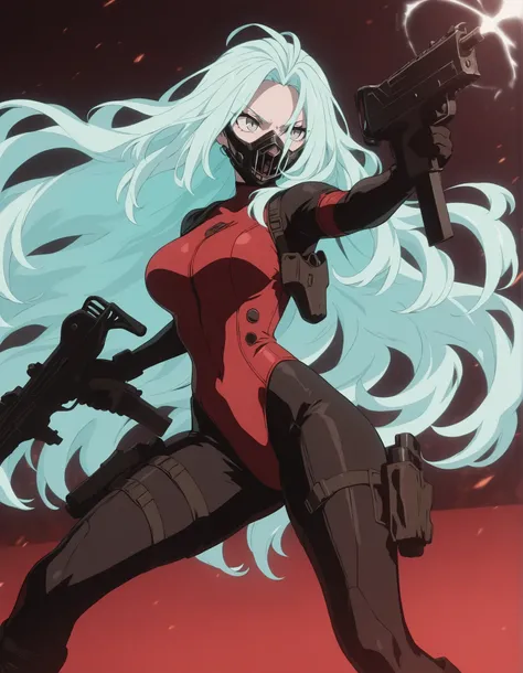 A masterpiece with highly detailed features, showcasing the best quality in 8K resolution. The focal point is a solo 28-year-old female with striking grey eyes and a beautifully detailed face. She has perfect hands with complete fingers, exhibiting flawles...