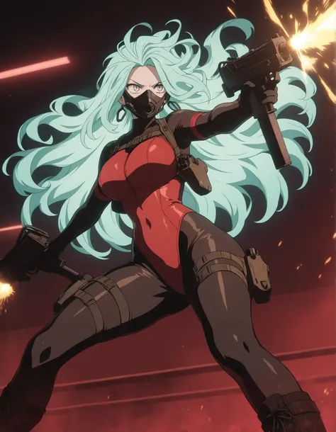 A masterpiece with highly detailed features, showcasing the best quality in 8K resolution. The focal point is a solo 28-year-old female with striking grey eyes and a beautifully detailed face. She has perfect hands, exhibiting flawless anatomy and proporti...