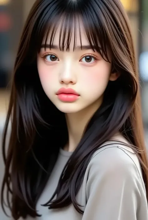 (8k、Original photo、of the highest quality、masterpiece:1 . 2)、(Realistic、photorealistic:1 . 37)、super precise、ultra high definition、1 girl、staring into the distance、beautiful, detailed faces on the way to work、Smile Yan、contest、(narrow waist) :1 . 3)、shirt、...