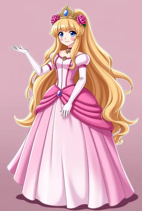 Girl in a cute dress