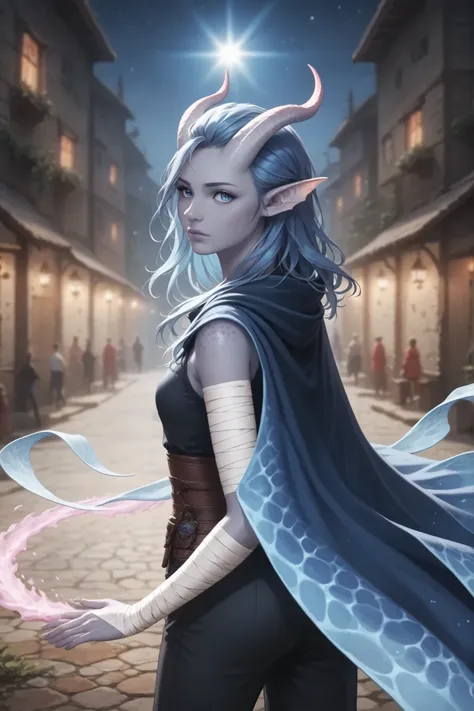 score_9, score_8_up, score_7_up, Kedra, standing, striking pose, downtown street, world of fantasy, high-quality, photorealistic, masterpiece, ultra-detailed, 8K, dramatic lighting, cinematic atmosphere, fantasy architecture, magical energy, mystical porta...