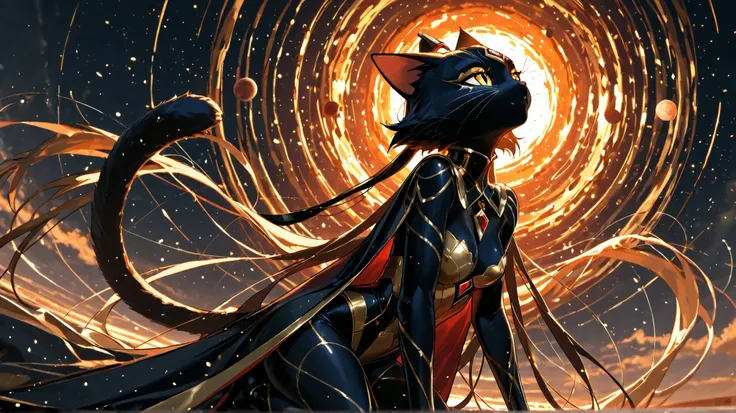 Planet of the Cats , Cats have conquered the world. All humans worship cats. There is no one left in this world who would dare to oppose cats , Cats reign supreme over all living creatures , 
break , 
( ambient occlusion:0.9 ) , masterpiece , best quality ...