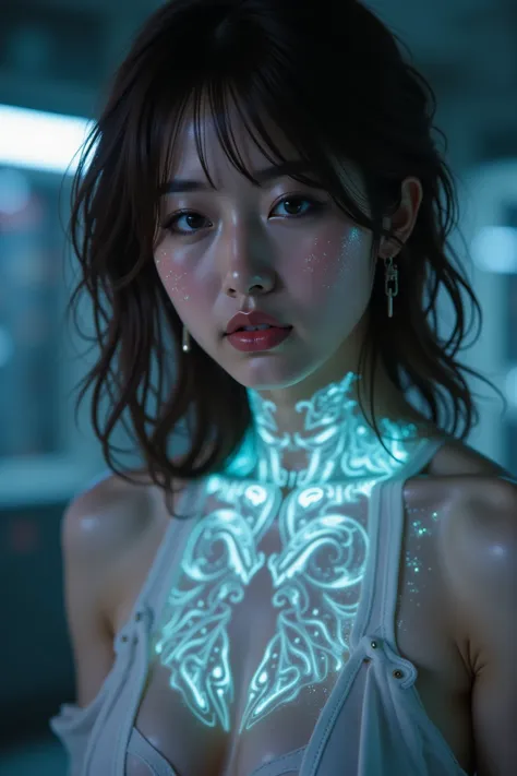 Hologram skin_Cyber circuit / Flux.1D v1.0