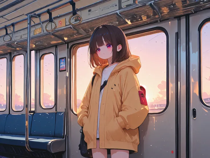 on the train