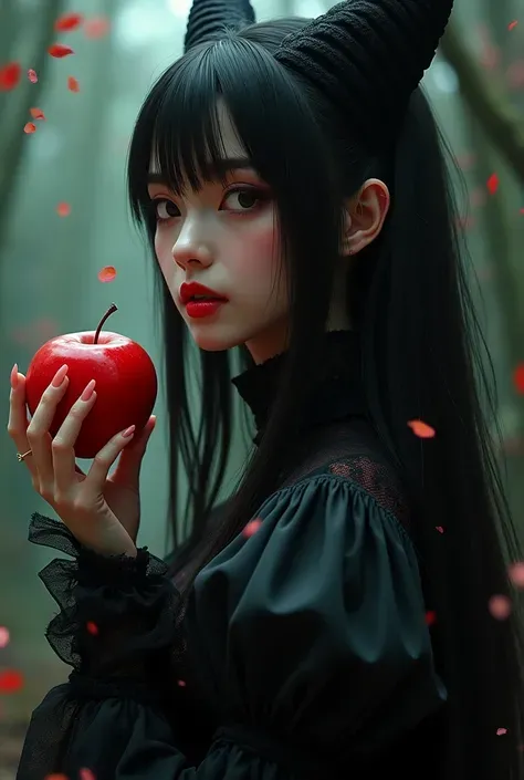((RAW photos)，Absurd，(Absurd分辨率))，masterpiece，Best quality，(Extremely Detailed 8k Unity CG Wallpaper)，(Most Best Illustration)，(best shadows)，Realistic lighting，beautiful and detailed brilliance，((21yo))，girl，longblackhair，Black Queen，accessories for girls...