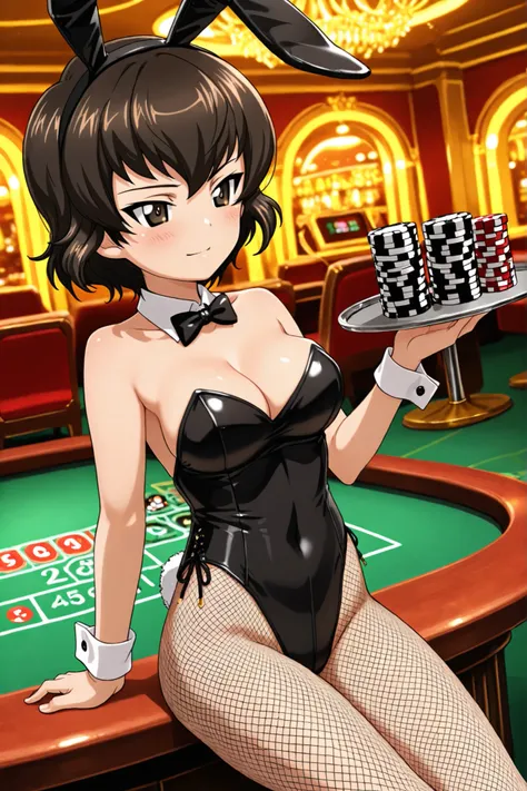 カエサル (ガールズ&パンツァー)っぽいキャラ SDXL 1.0